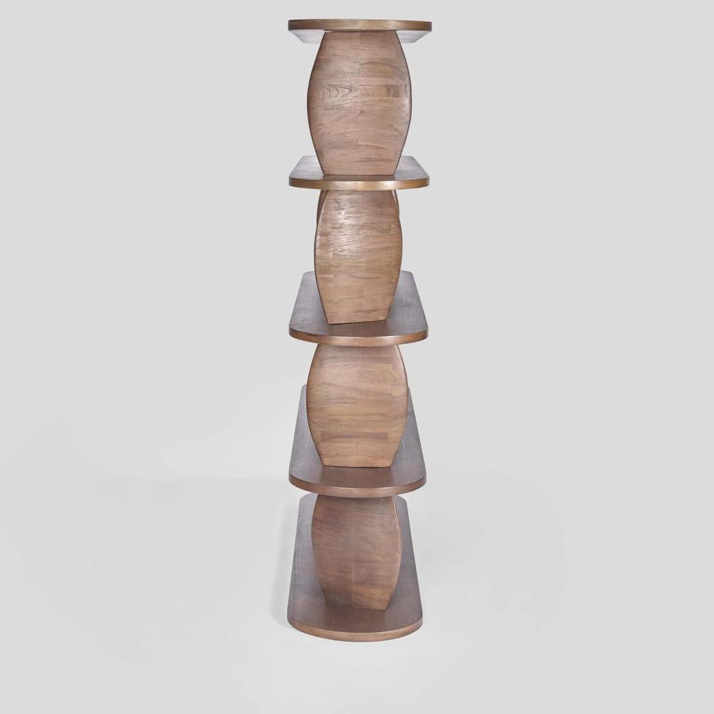 Pebble Shelf Dark Walnut | Luxury home decor and furniture by Home Decor & Co