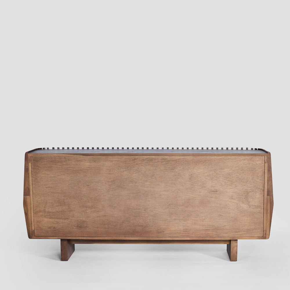 Bow 2 Door Buffet Dark Walnut | Luxury home decor and furniture by Home Decor & Co