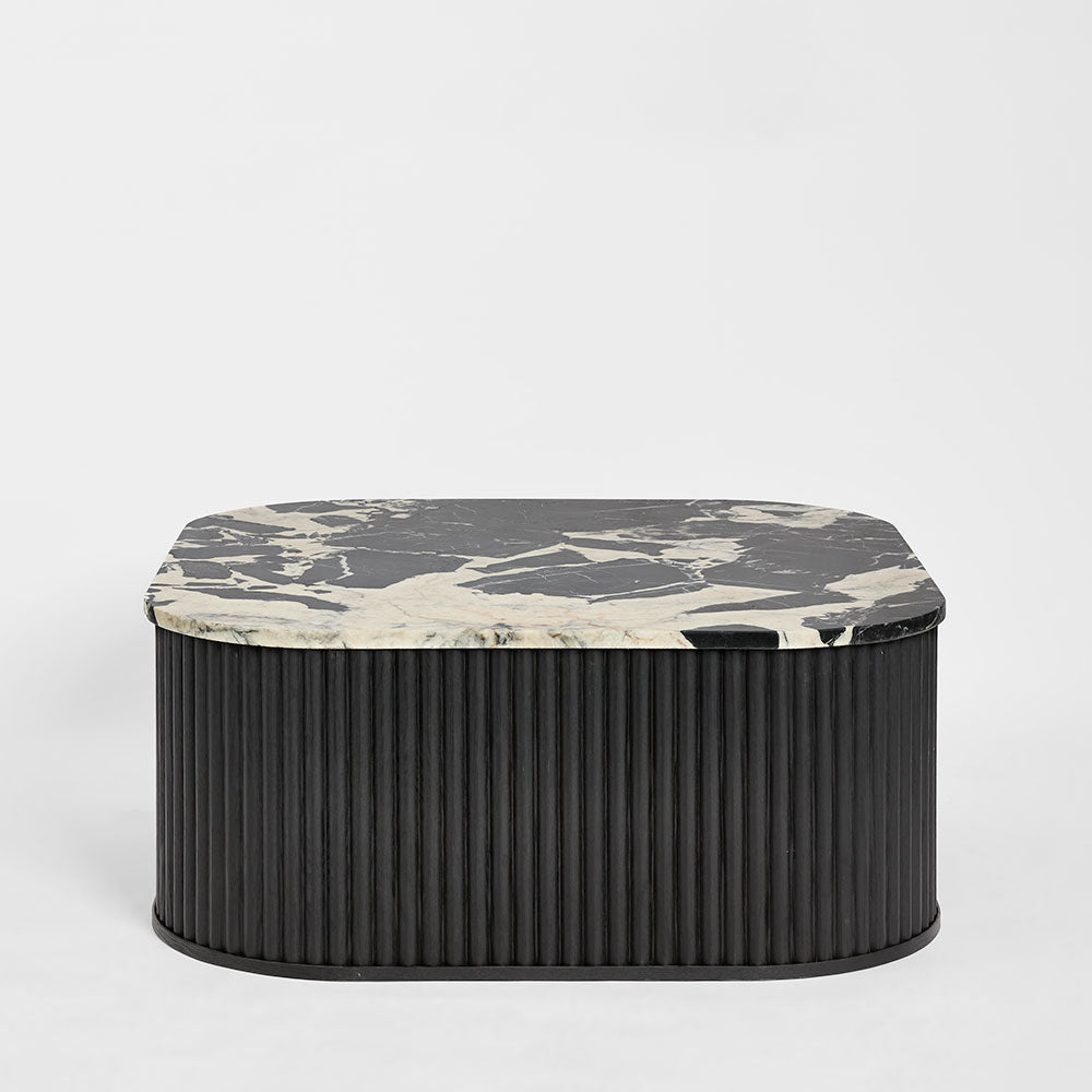 Noir Marble & Black Oak Coffee Table | Luxury home decor and furniture by Home Decor & Co