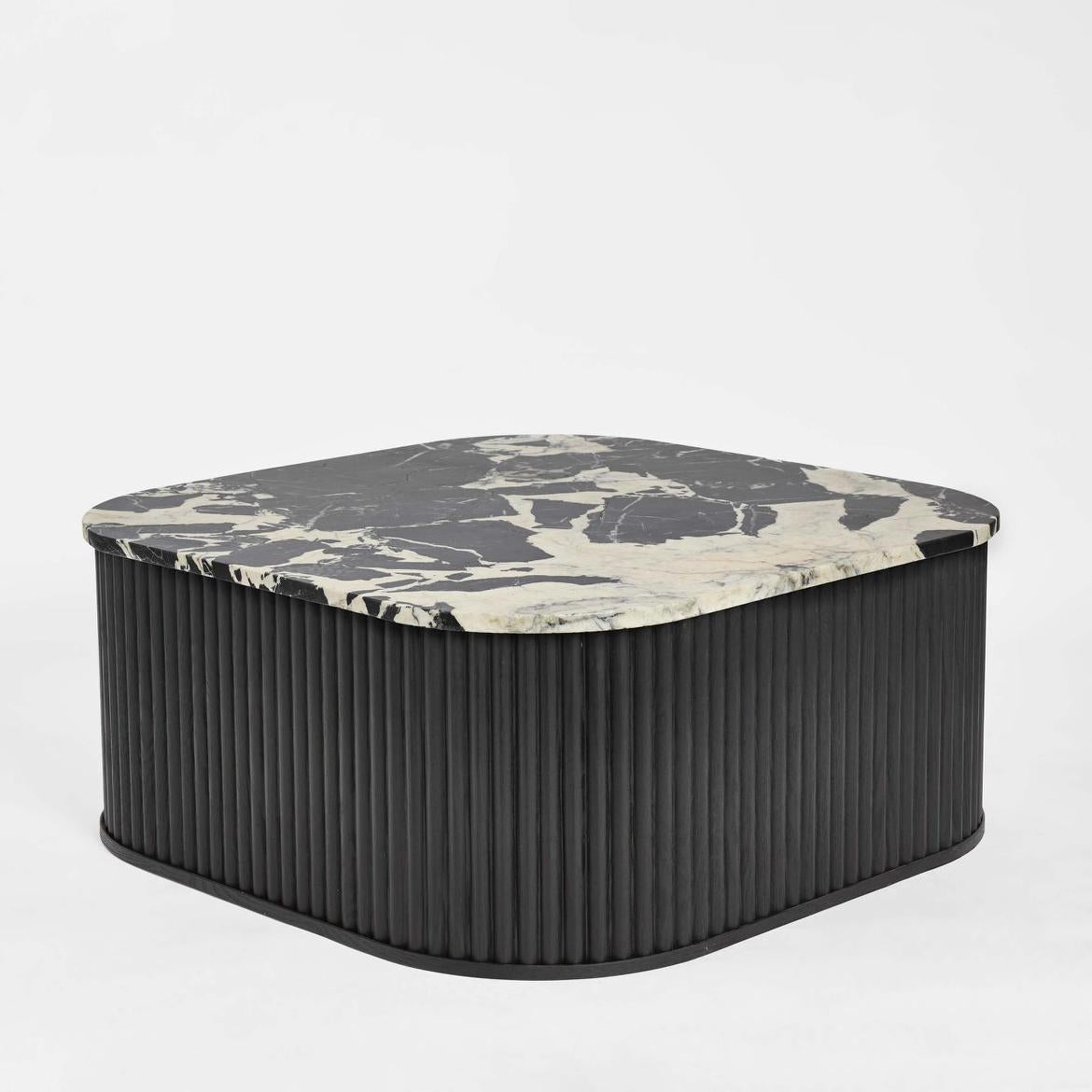 Noir Marble & Black Oak Coffee Table | Luxury home decor and furniture by Home Decor & Co