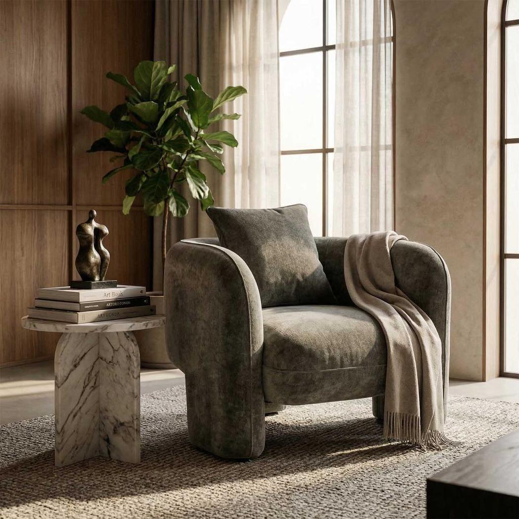 Ella Armchair Green | Luxury home decor and furniture by Home Decor & Co