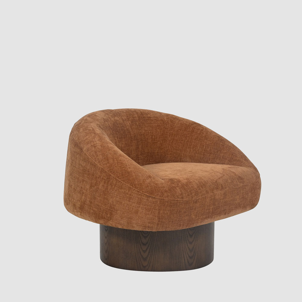 Finn Swivel Armchair Sienna Brown | Luxury home decor and furniture by Home Decor & Co