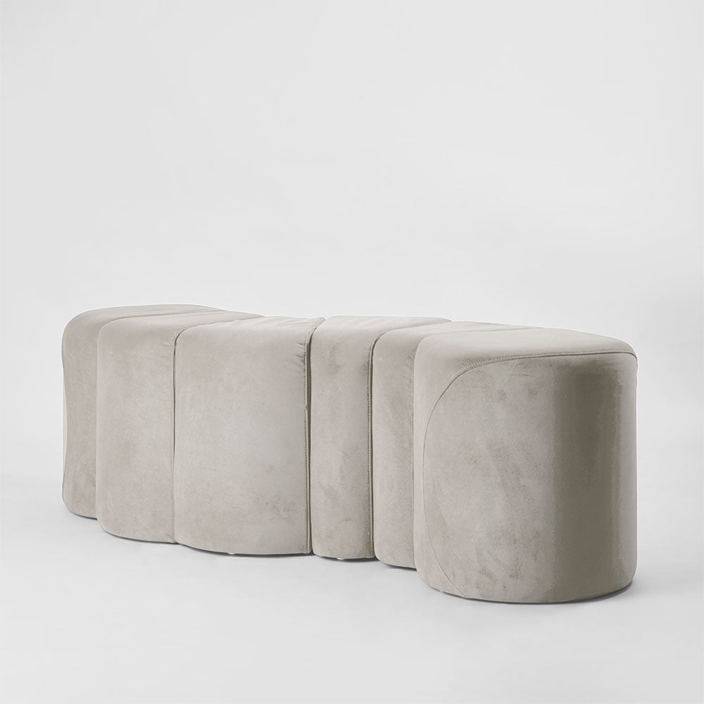 Ridge Bench Ottoman Dune | Luxury home decor and furniture by Home Decor & Co