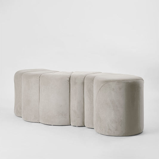 Ridge Bench Ottoman Dune | Luxury home decor and furniture by Home Decor & Co