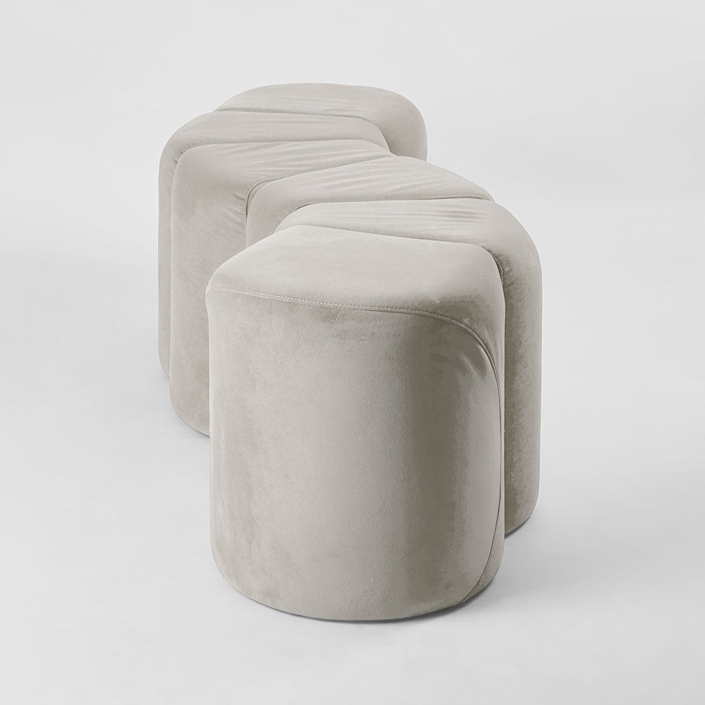 Ridge Bench Ottoman Dune | Luxury home decor and furniture by Home Decor & Co