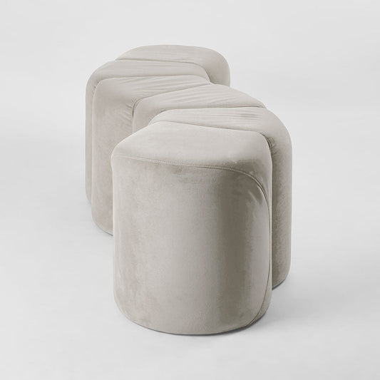 Ridge Bench Ottoman Dune | Luxury home decor and furniture by Home Decor & Co