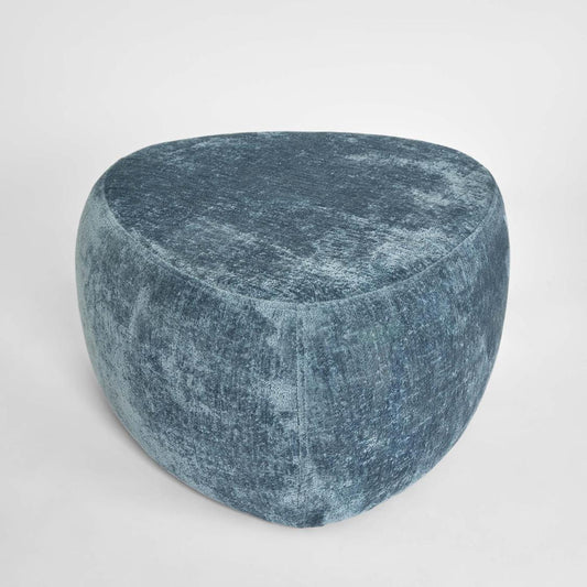 Pebble Ottoman Medium Blue | Luxury home decor and furniture by Home Decor & Co