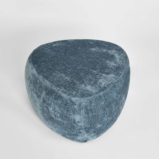 Pebble Ottoman Medium Blue | Luxury home decor and furniture by Home Decor & Co