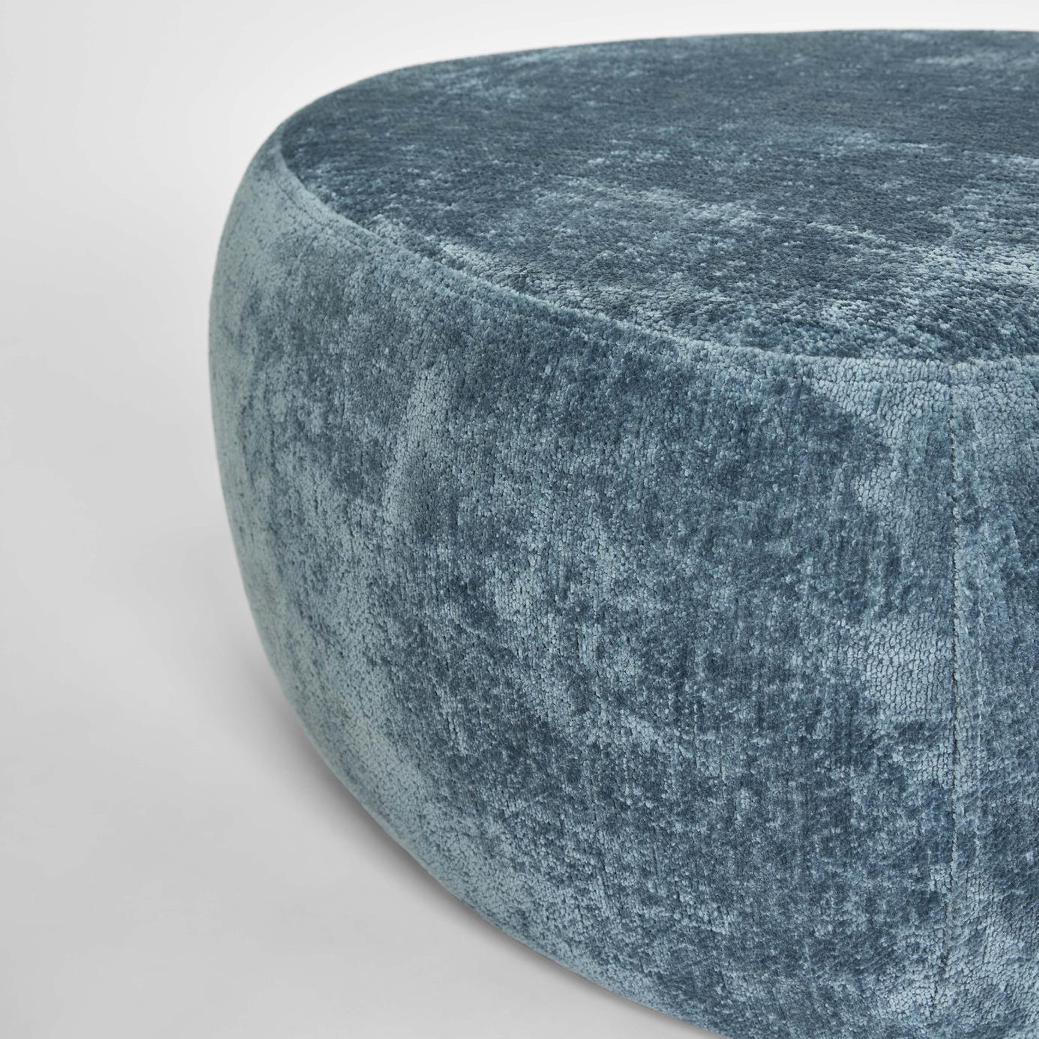 Pebble Ottoman Medium Blue | Luxury home decor and furniture by Home Decor & Co