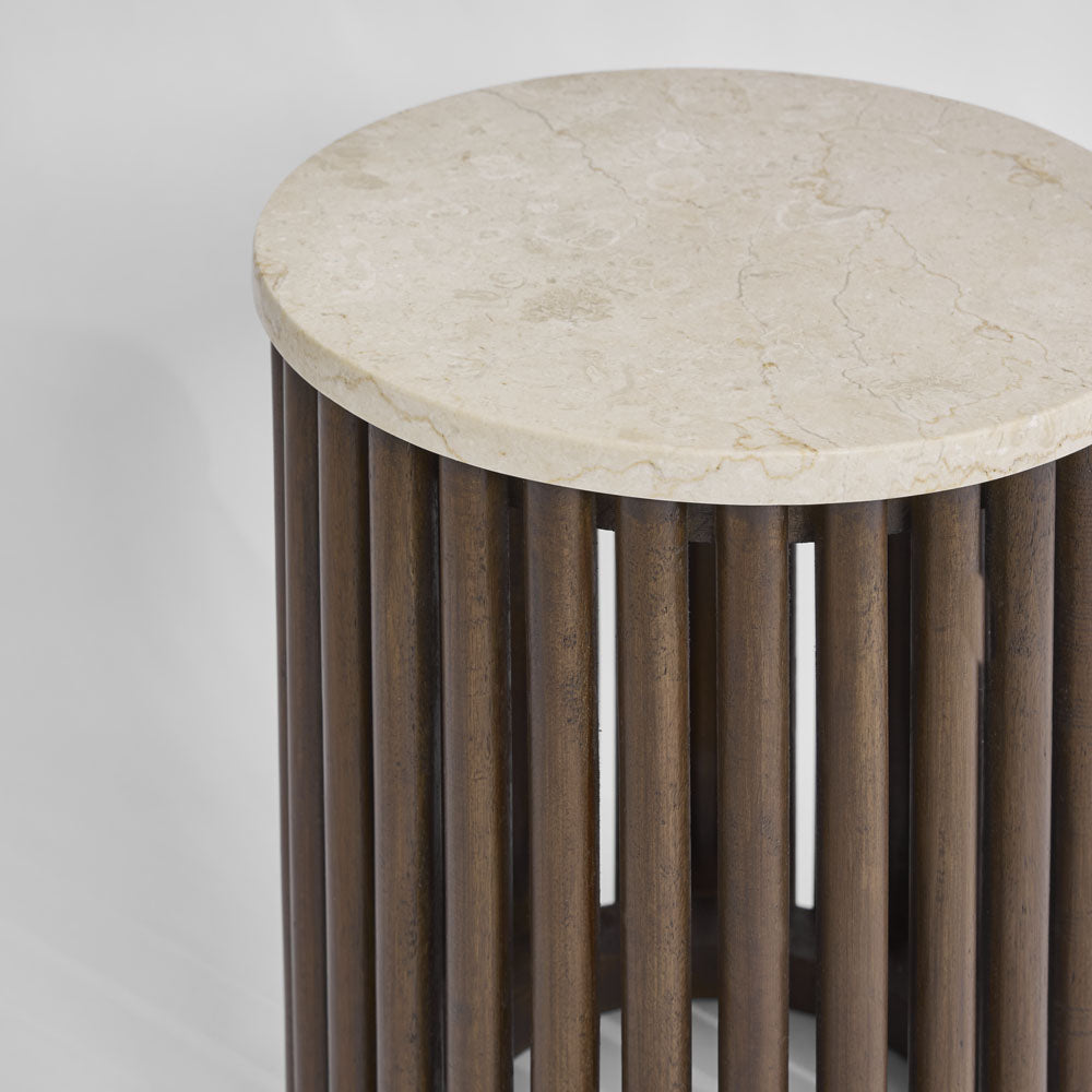 Cosi Side Table Dark Walnut