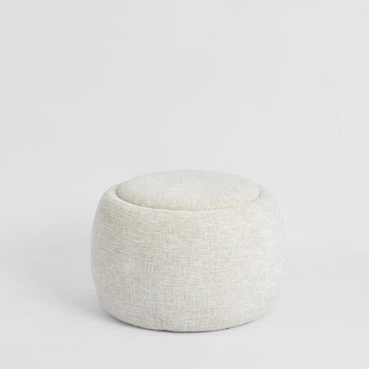 Cove Side Table/Storage Ottoman Oak/Natural