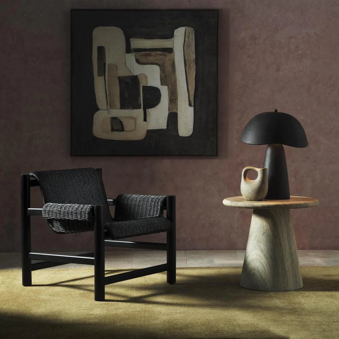 Wira Table Lamp Black | Luxury home decor and furniture by Home Decor & Co