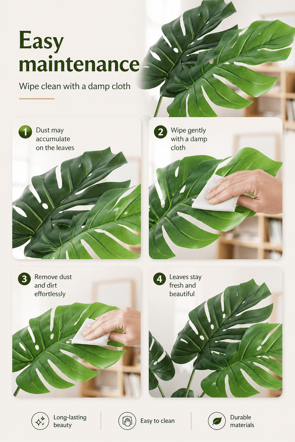 Artificial Monstera Tree 140cm High | Luxury home decor and furniture by Home Decor & Co