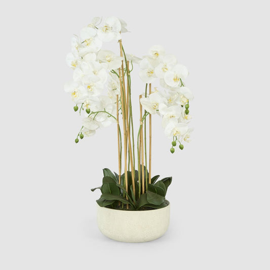Orchid Potted Real Touch 100cm White, view 2