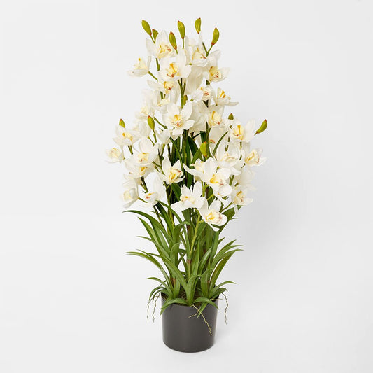 Real Touch Potted Cymbidium 90cm | Luxury home decor and furniture by Home Decor & Co