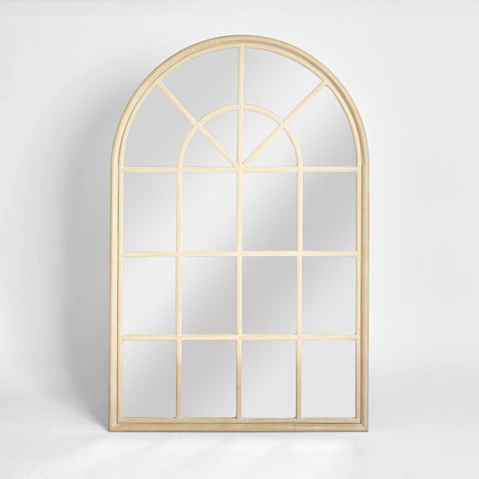 Hamptons Arched Mirror 100x150cm Natural | Luxury home decor and furniture by Home Decor & Co