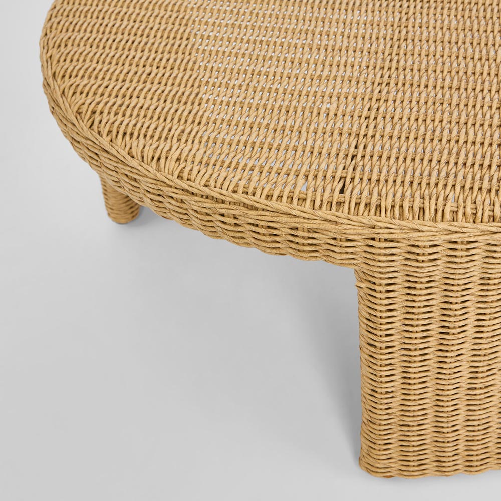 Cassius Round Coffee Table Nest of 2 Natural