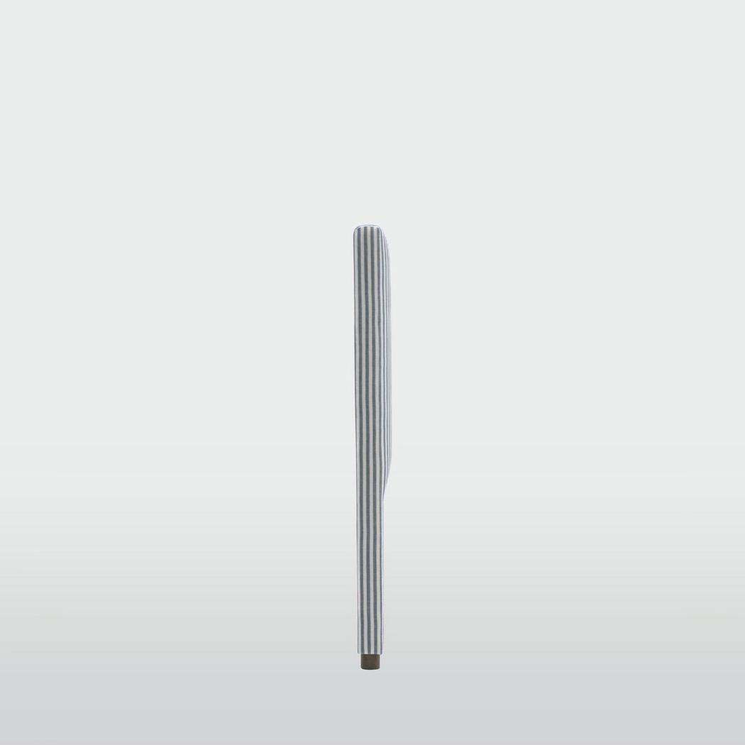Newport Bedhead Queen White Blue Pin Stripe