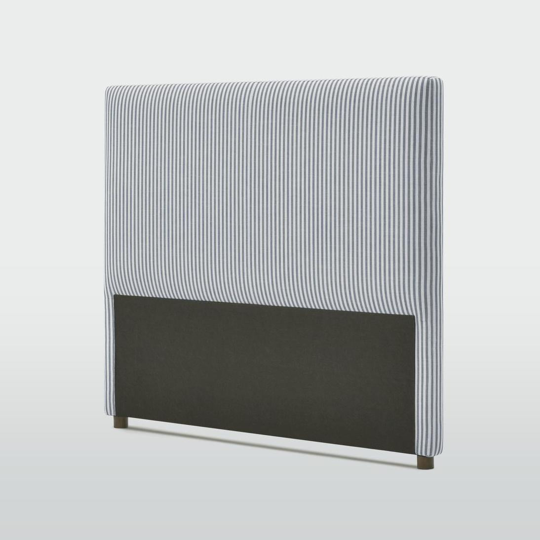 Newport Bedhead King White Blue Pin Stripe