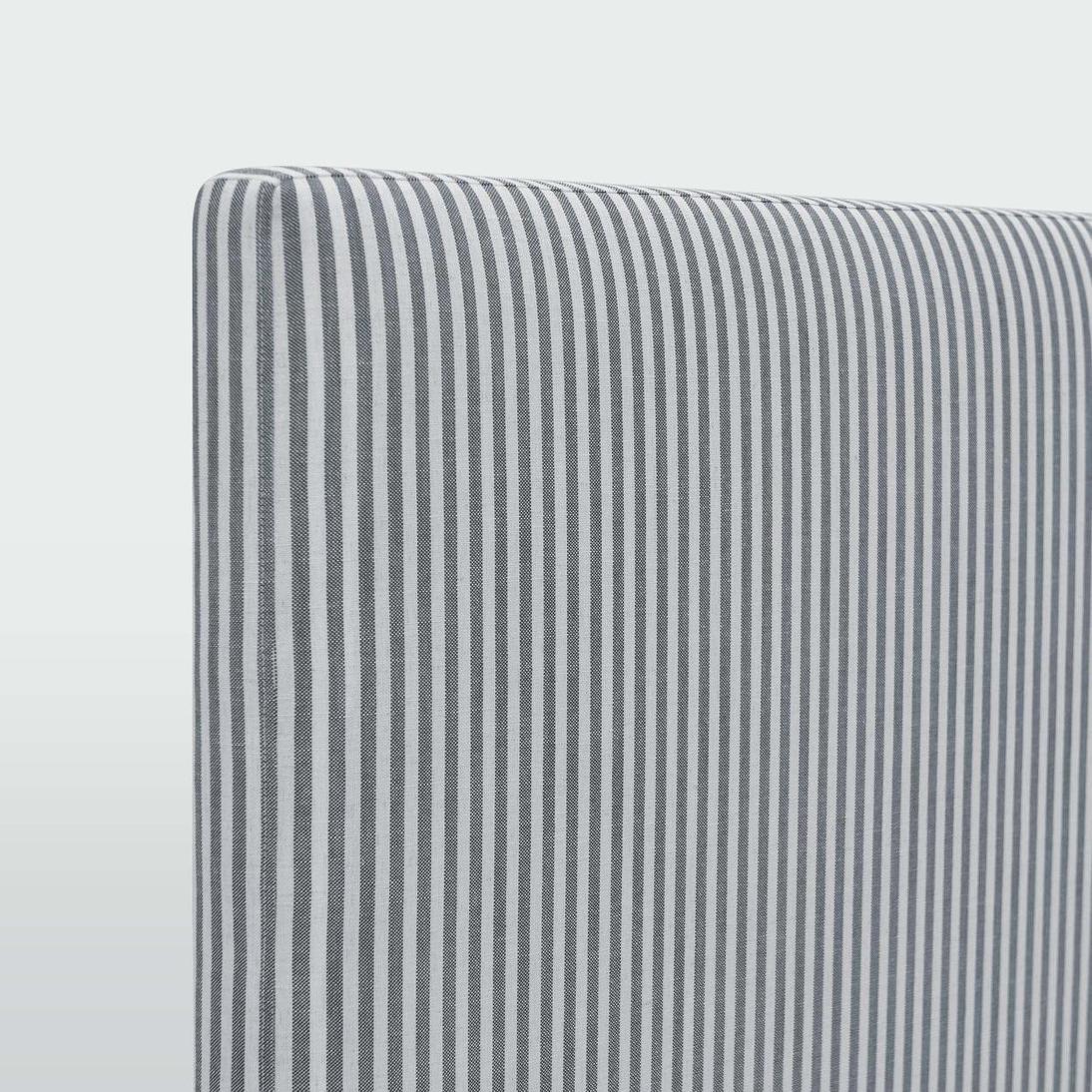 Newport Bedhead King White Blue Pin Stripe