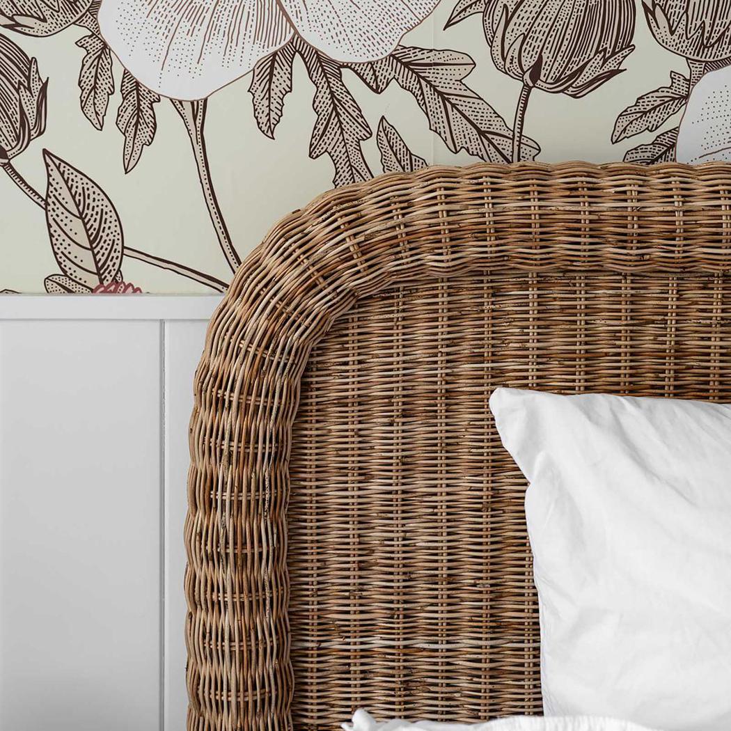 Long Island QS Rattan Bedhead