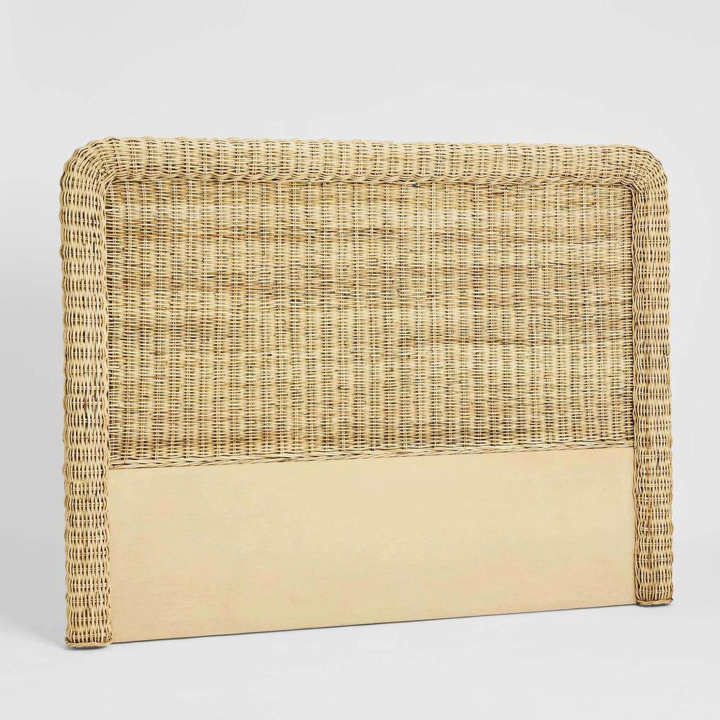Long Island QS Rattan Bedhead