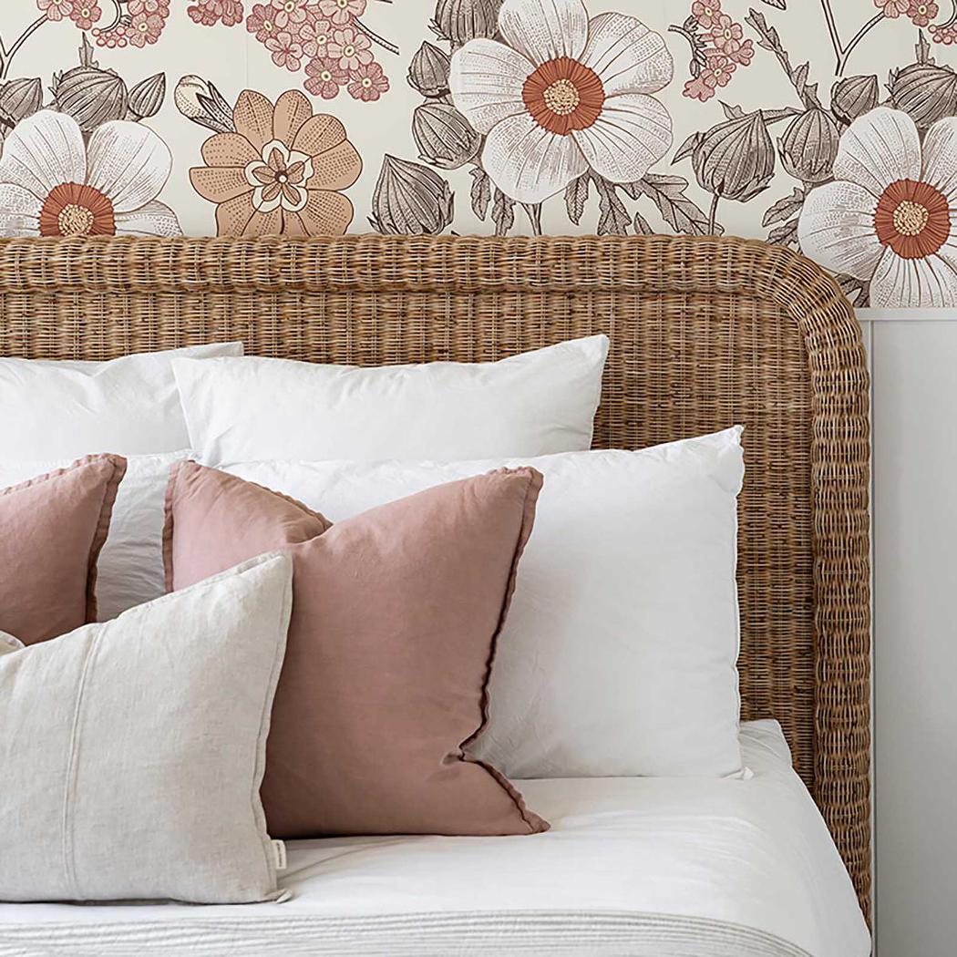 Long Island QS Rattan Bedhead