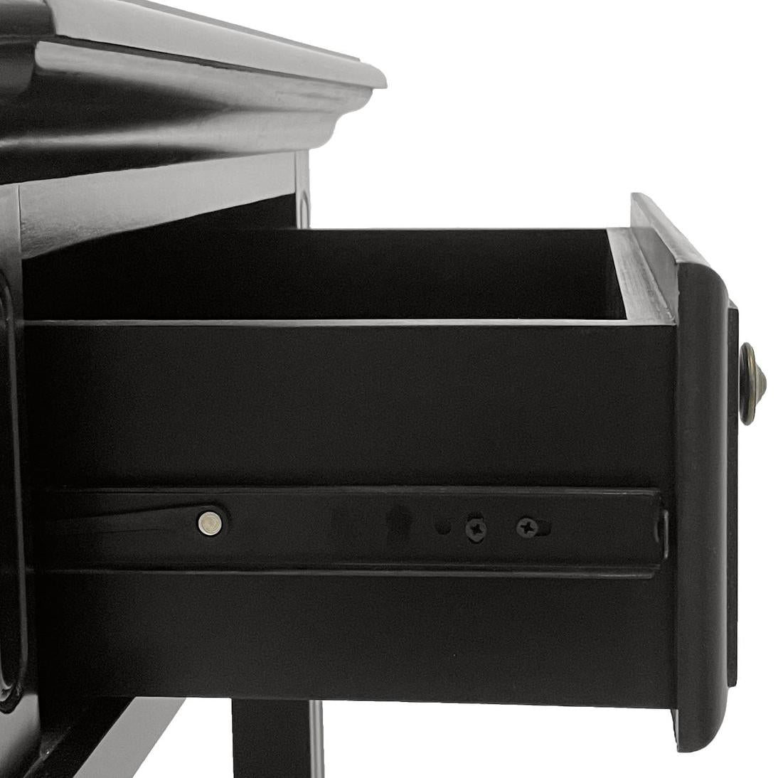 Sorrento Bedside Table W/Drawer Black
