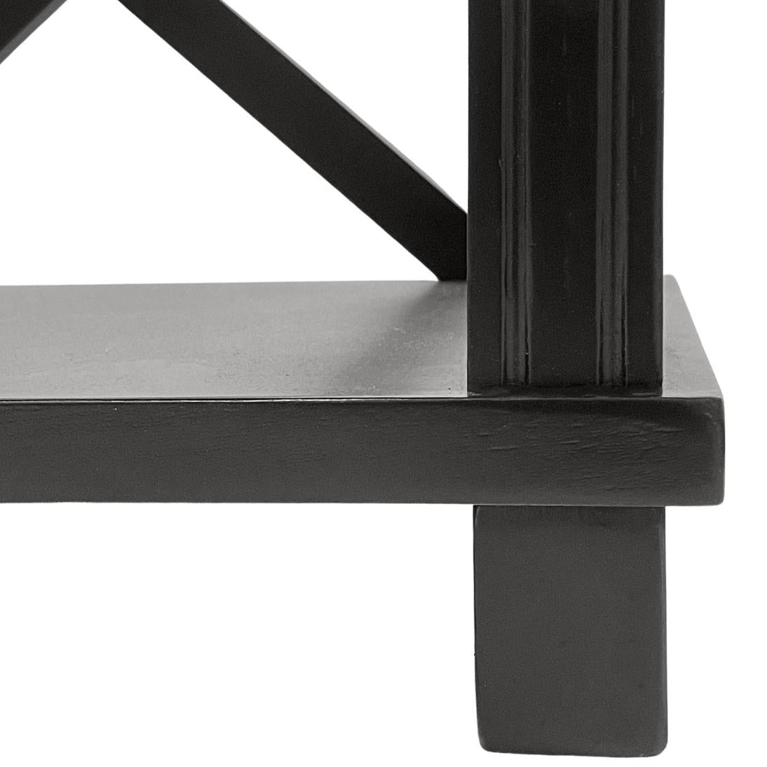 Sorrento Bedside Table W/Drawer Black