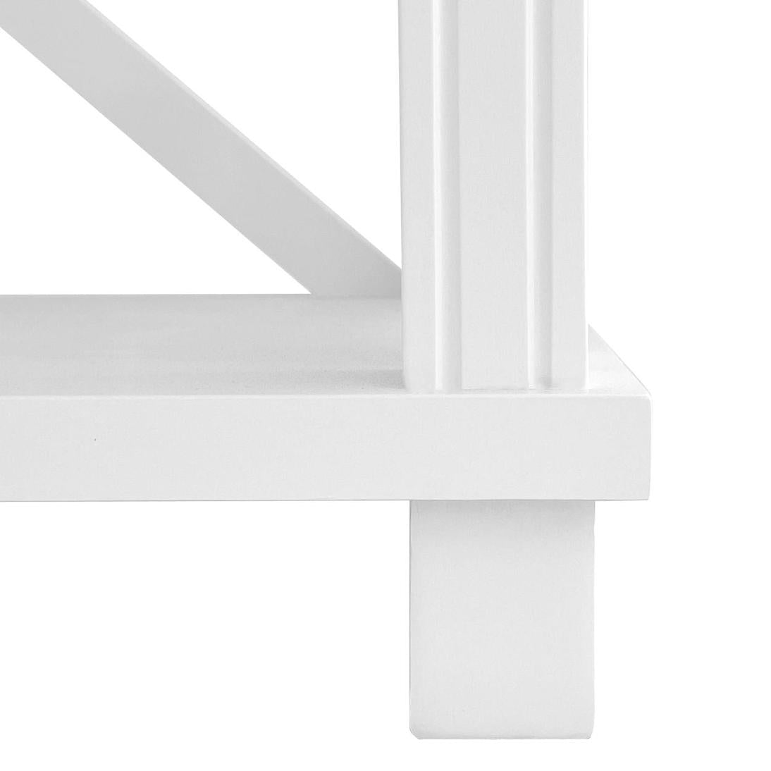 Sorrento Bedside Table W/Drawer White