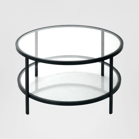 Palladium Black Iron & Glass Coffee Table | Luxury home decor and furniture by Home Decor & Co