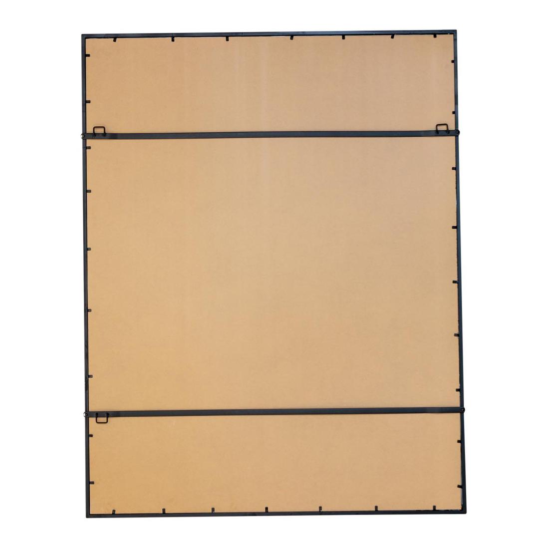 160cm Black Mirror With Corner Detail