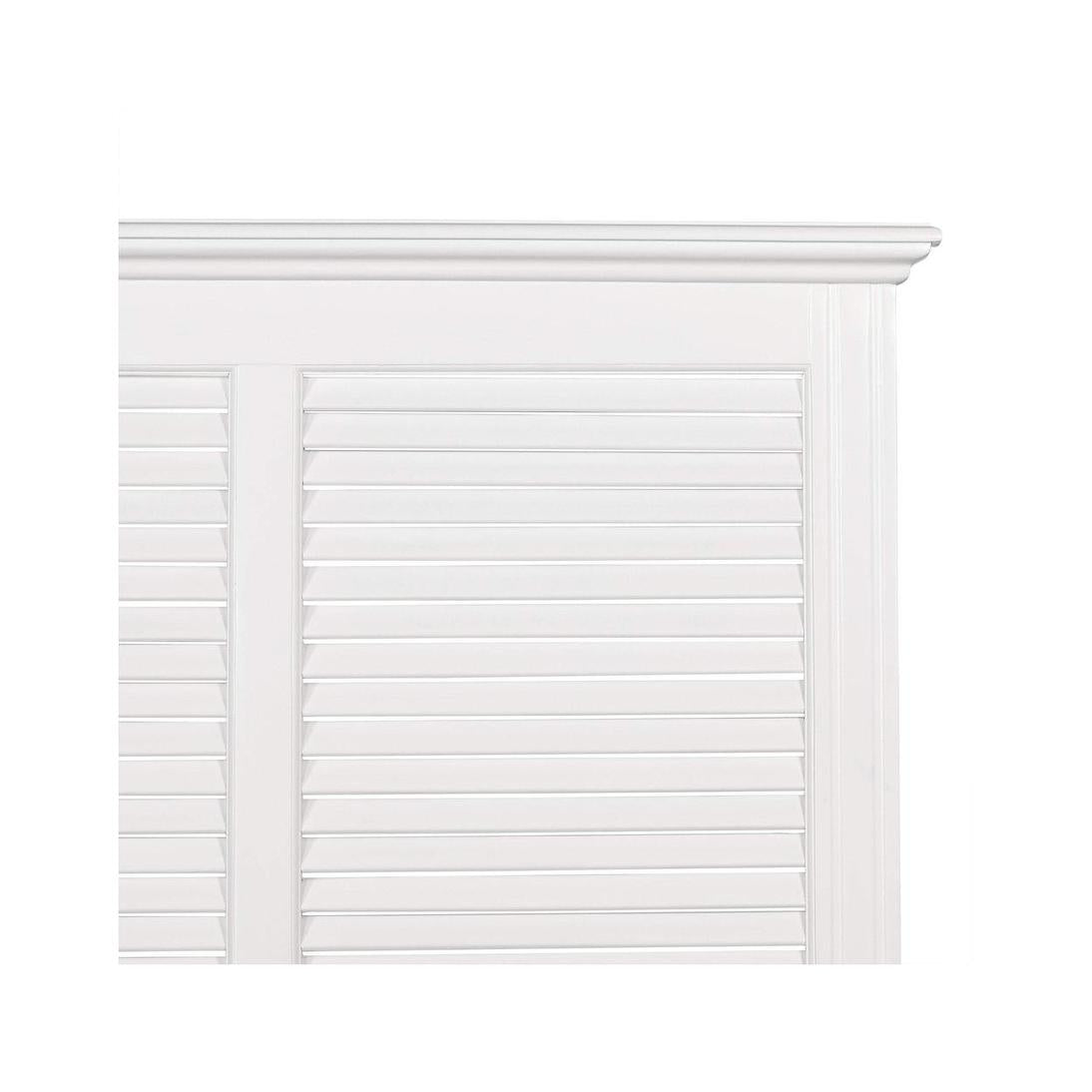West Beach Hamptons Bedhead With Shutters King