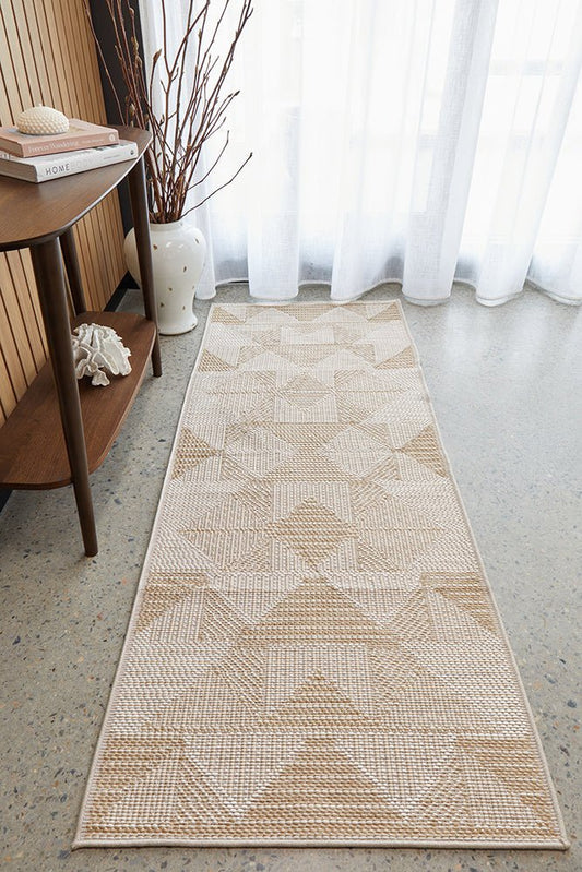 Patio Rico Natural Runner Rug, view 2