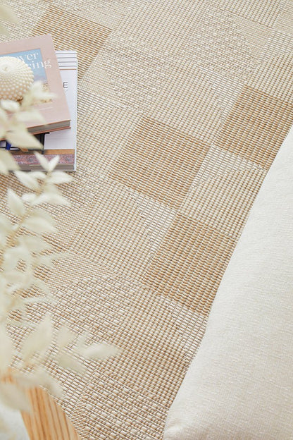 Patio Selin Natural Runner Rug, view 3