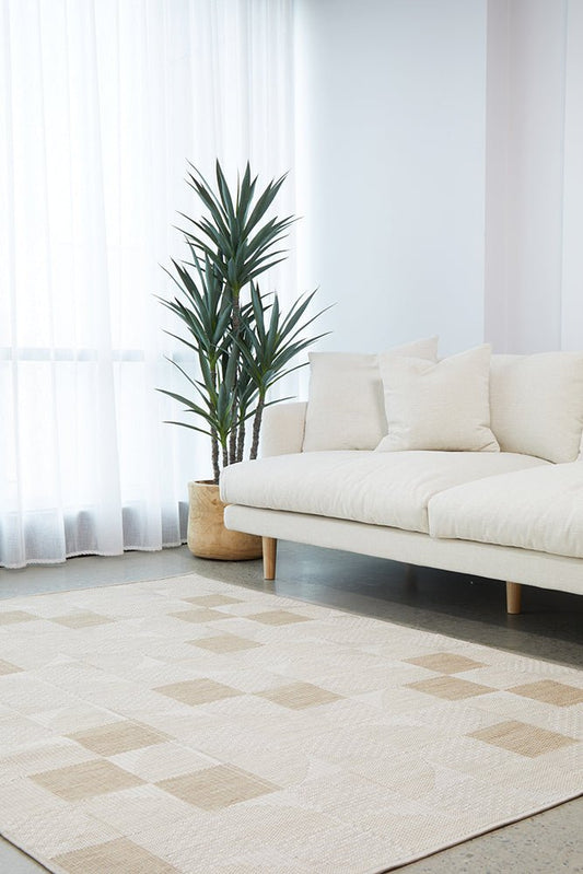 Patio Selin Natural Rug, view 2