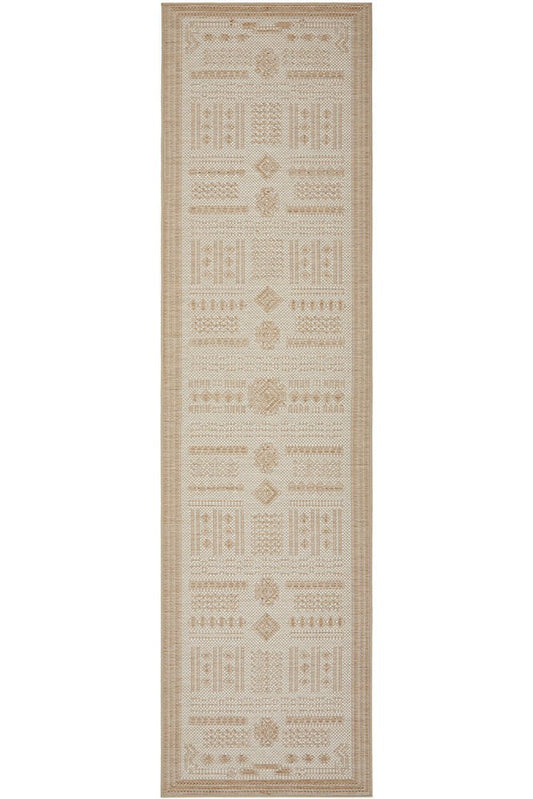 Patio Ziggy Natural Runner Rug | Luxury home decor and furniture by Home Decor & Co
