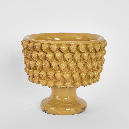 Petal Urn Mustard | Luxury home decor and furniture by Home Decor & Co