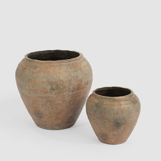 Alora Set of 2 Planters Rustic, view 2