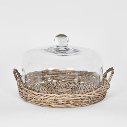 Willow Tray W Glass Cover | Luxury home decor and furniture by Home Decor & Co