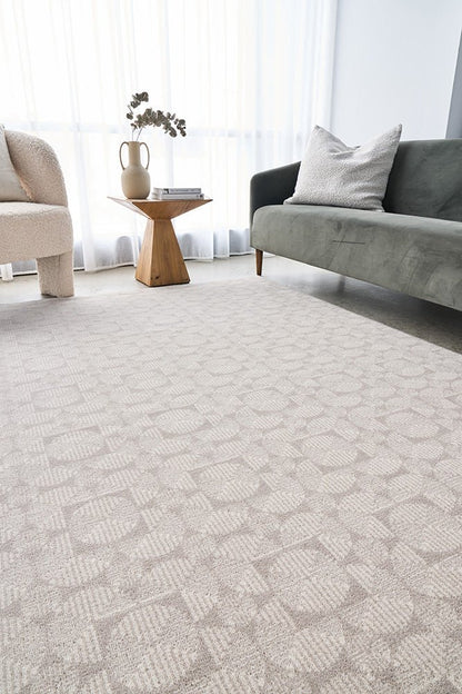 Prague Niko Silver Rug, view 2