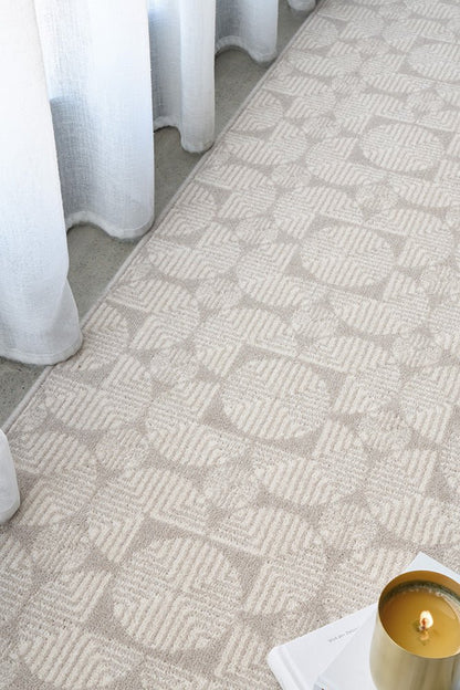 Prague Niko Silver Rug, view 3