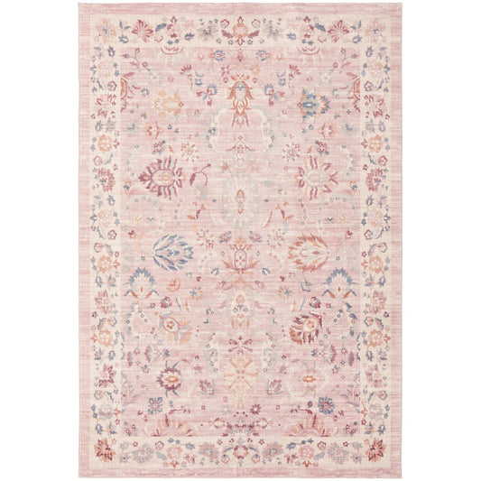 Revive Amira Pink Washable Rug | Luxury home decor and furniture by Home Decor & Co