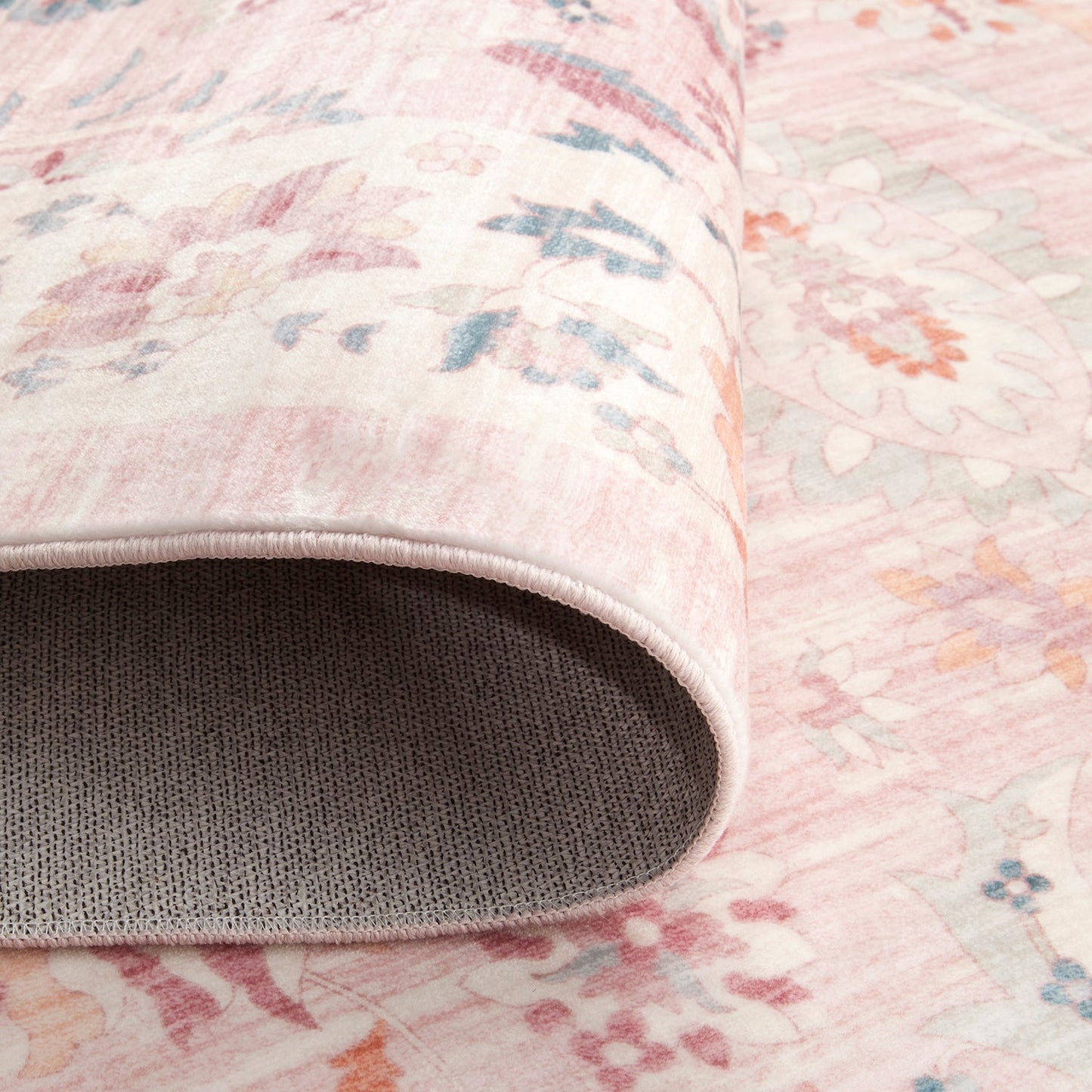 Revive Amira Pink Washable Rug