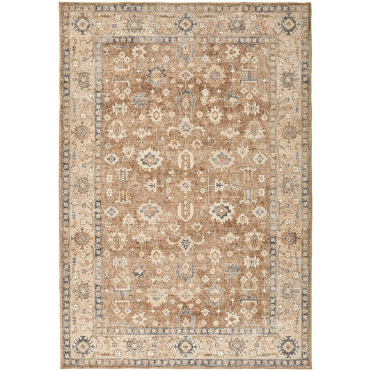 Revive Enzo Brown Washable Rug | Luxury home decor and furniture by Home Decor & Co