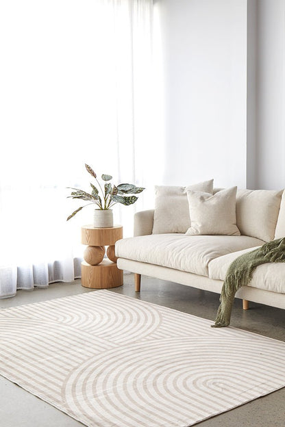 Revive Jett Natural Washable Rug, view 2