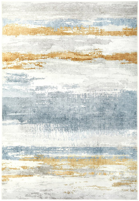 Revive Kyle Blue Washable Rug | Luxury home decor and furniture by Home Decor & Co