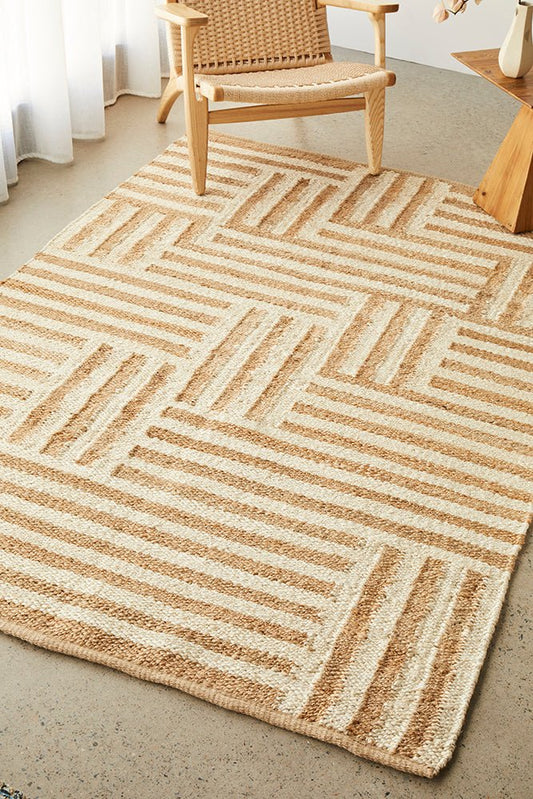 Sahara Arman Natural Rug, view 2