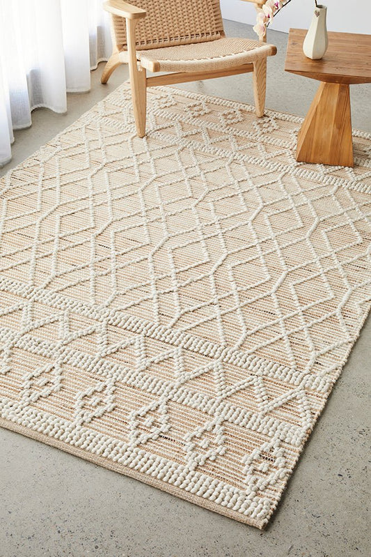 Sahara Xavier Natural Rug, view 2