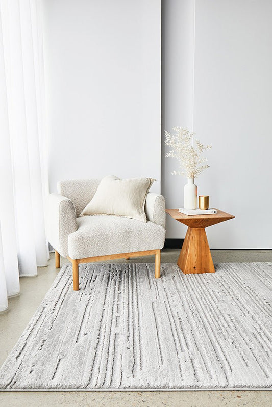 Serenade Ezra Silver Rug, view 2